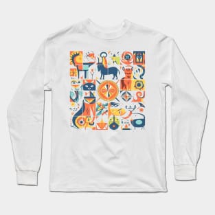 Animals colorful Long Sleeve T-Shirt